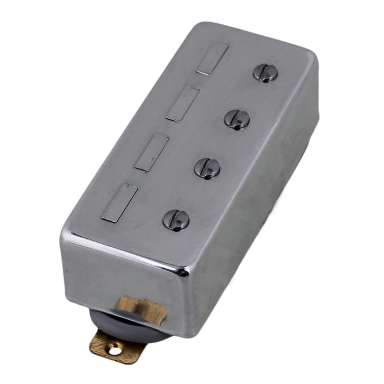 Toddmomy 2 Electric Bass Accessories Copper Cover Bass Pickup Silver