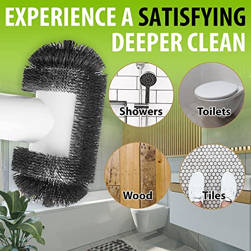 The Crown Choice Tub And Shower Scrubber Brush – Multipurpose Scrub Brush - Bathtub And Tile Cleaning Brush Head For Cleaning Bathroom, Shower, Floor And Bathtub #TOP1