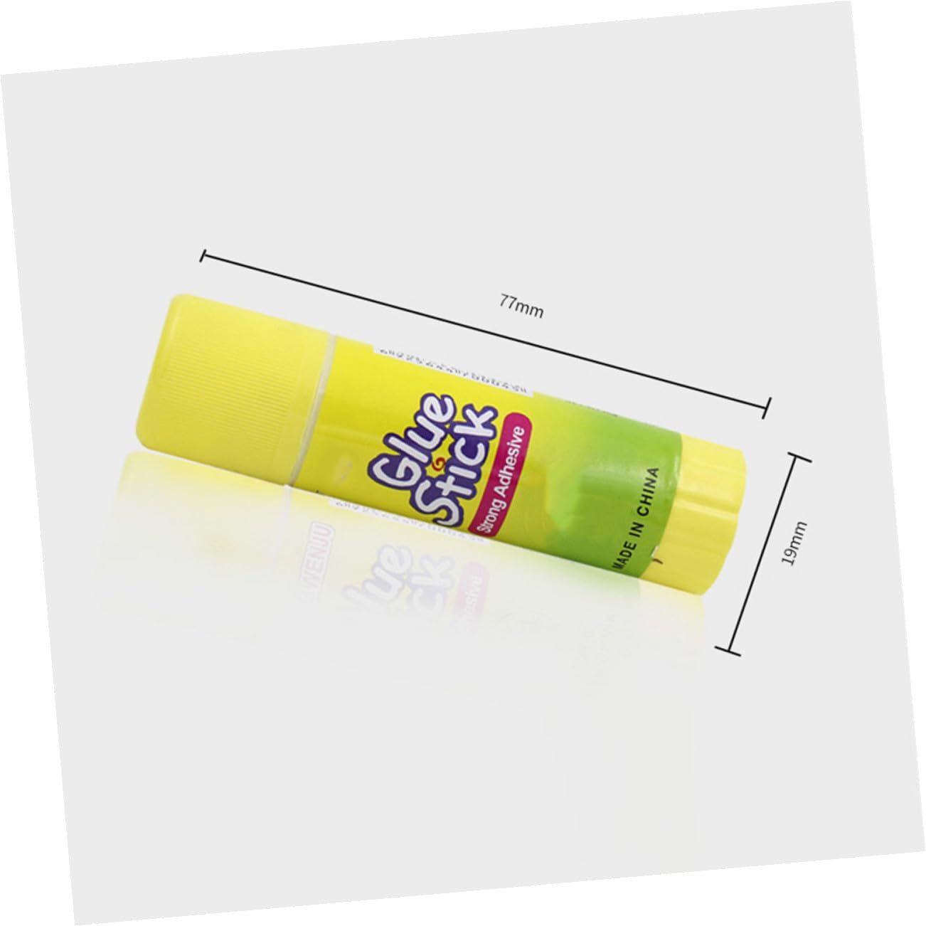 Uonlytech 12pcs White Solid Glue Sticks Strong Adhesive for School Office Student Supplies Portable Lightweight Bulk Craft Stationery