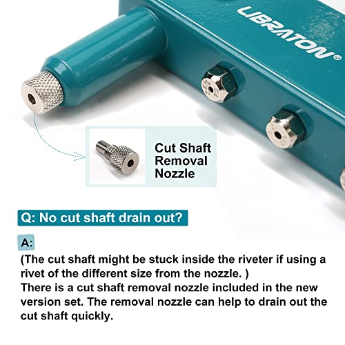 Libraton Rivet Gun, Hand Riveter 80pcs Metal Rivets and 4pcs HSS Drill bits, Pop Rivet Gun, Professional Riveter Tool for Automotive, Railway, Furniture, Instrument 7 Libraton Rivet Gun, Hand Riveter 80pcs Metal Rivets and 4pcs HSS Drill bits, Pop Rivet Gun, Professional Riveter Tool for Automotive, Railway, Furniture, Instrument - Image 7