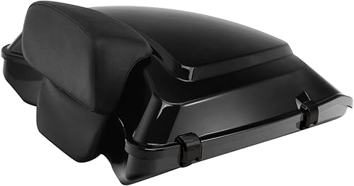 Miniatura 4 de TCT-MOTORPARTS Paquete de maquinilla de afeitar negro de 5.5 pulgadas para Harley Tour Pak Road King 2014-2023 CVO Road Glide, Street Glide, Road