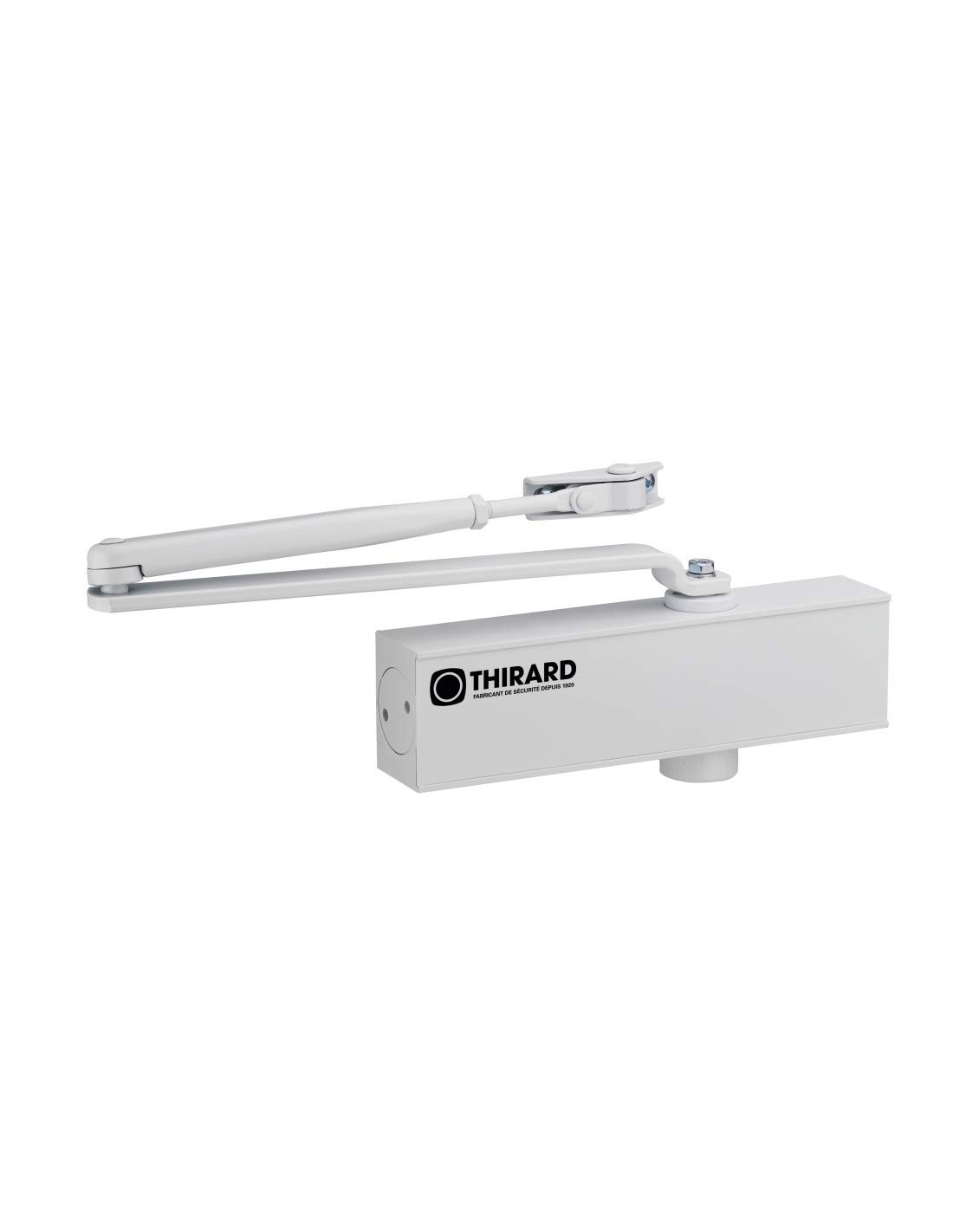 THIRARD - Ferme-Porte Automatique Hydraulique - Design - Force 2 à 4 - Blanc - Installation Facile - Réglage Vitesse - Finition Élégante - Adapté pour Toutes Portes