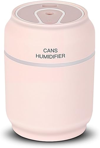 innerest Mini humidificador 3en 1portátil de niebla ventilador LED luz de noche para Personal habitación individual computadora de la oficina,
