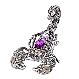 art deco brillant brosche ELABORATE DESIGN: Hergestellt aus österreichischem Kristall. Einfaches aber personalisiertes Design, es wird wunderschön und modisch, wenn Sie es mit schönen Outfit an normalen Tagen oder besonderen Anlässen tragen.