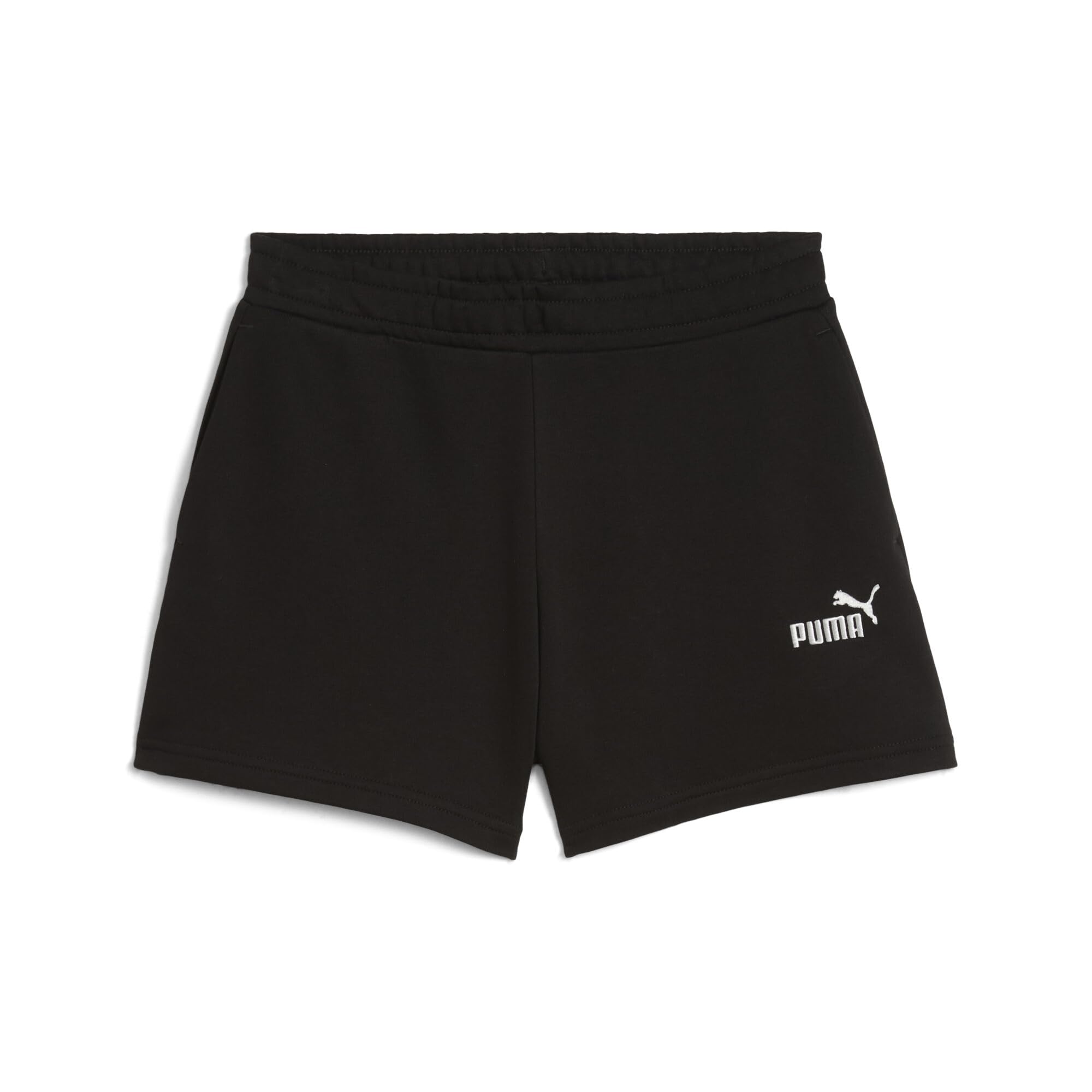 PUMA Girls Small No. 1 Logo Tr G Knitted Shorts, Puma Black, 152 EU