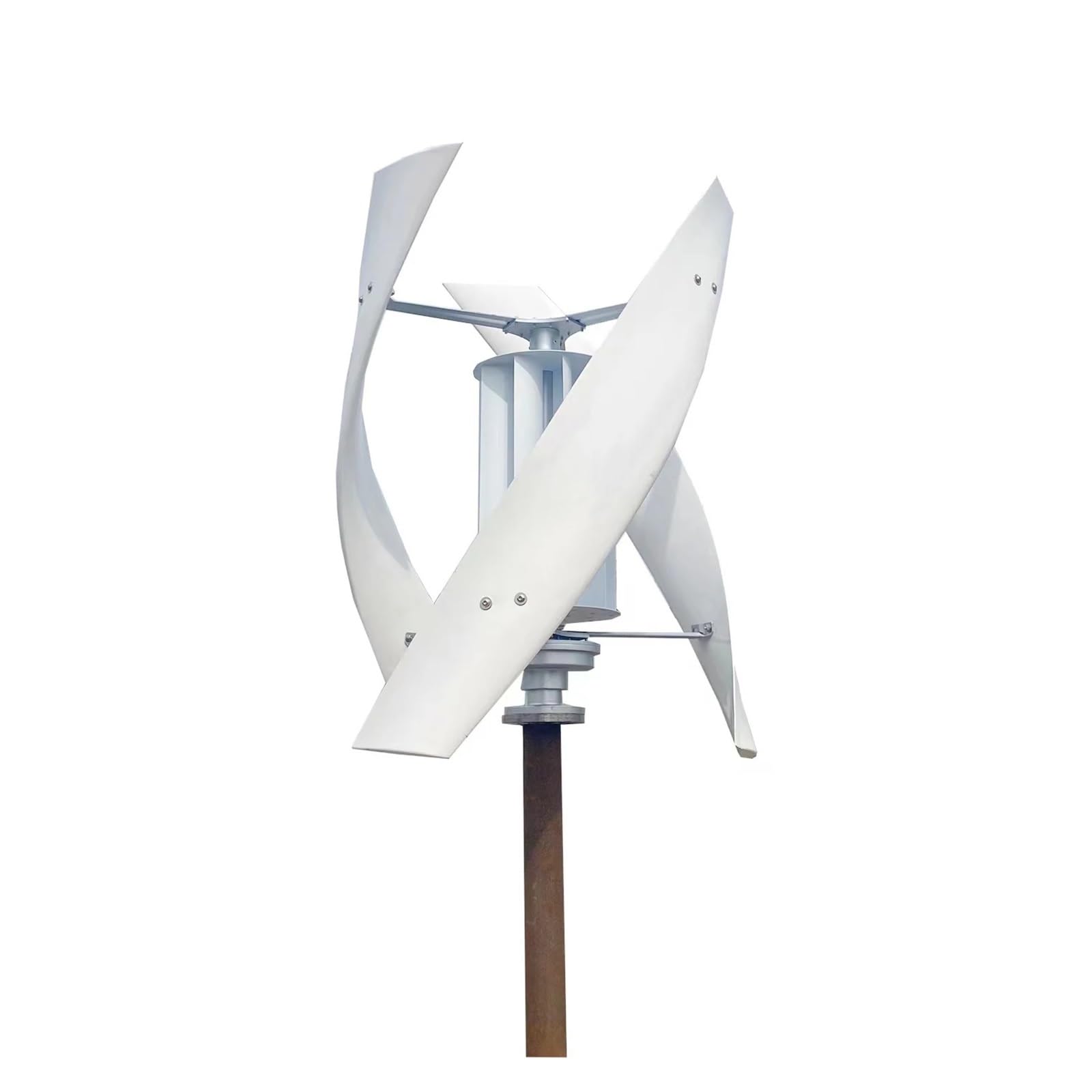 Joliane Bianco New Energy Windmill 3000W 3Kw 24V 48V Vertical Wind Turbine Generator Maglev Generator For Home Use(48V)