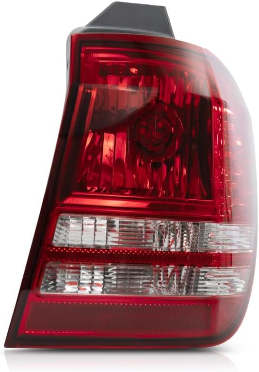 KarParts360 For Dodge Journey 2010-2020 Tail Light Passenger Side | Outer | Clear and Red Lens | Replacement For CH2805102, 5116290AH