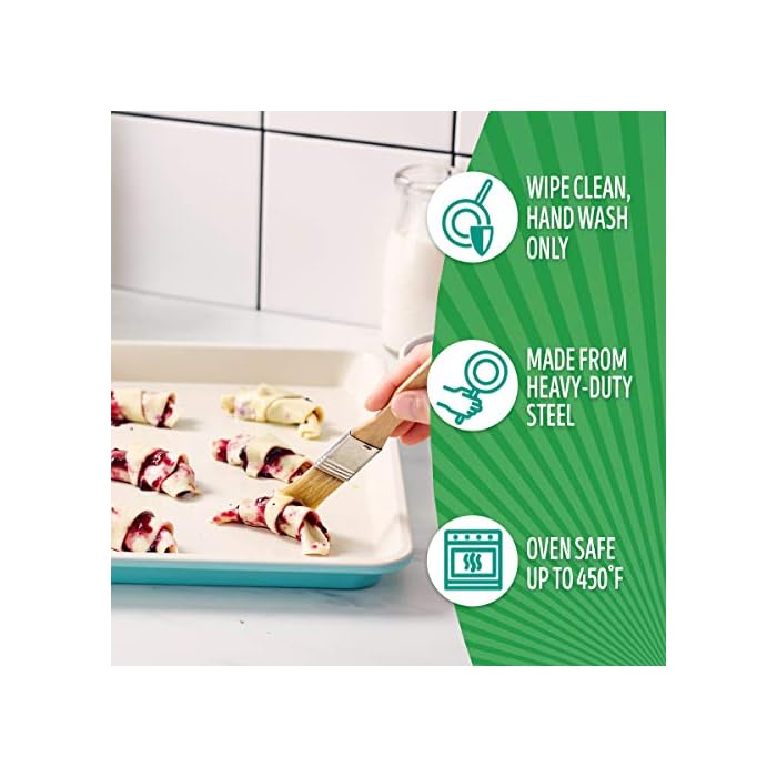 Buy GreenLife Healthy Ceramic Nonstick, 13" x 9" Quarter Cookie Sheet