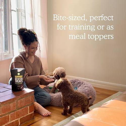 Miniatura 5 de Get Joy Strength - Golosinas para perros liofilizadas 100% de hígado de res, bolsa de 4 onzas, un solo ingrediente, carne de res, alta proteína, sin