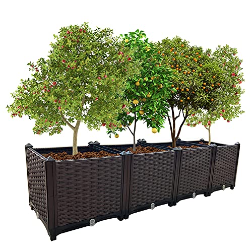Deepened Garden Raised Bed Kits, Raised Garden beds for Vegetables, Indoor Outdoor DIY Planter Box, Great for Outdoor Patio, Deck, Balcony