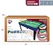 COLORBABY - Mesa multijuegos, Futbolín de madera, Mesa billar convertible, 12 juegos,...