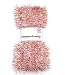 PEPPERLONELY 36 FT Christmas Tinsel Garland Classic Christmas Decorations, Rose Gold/White Pink