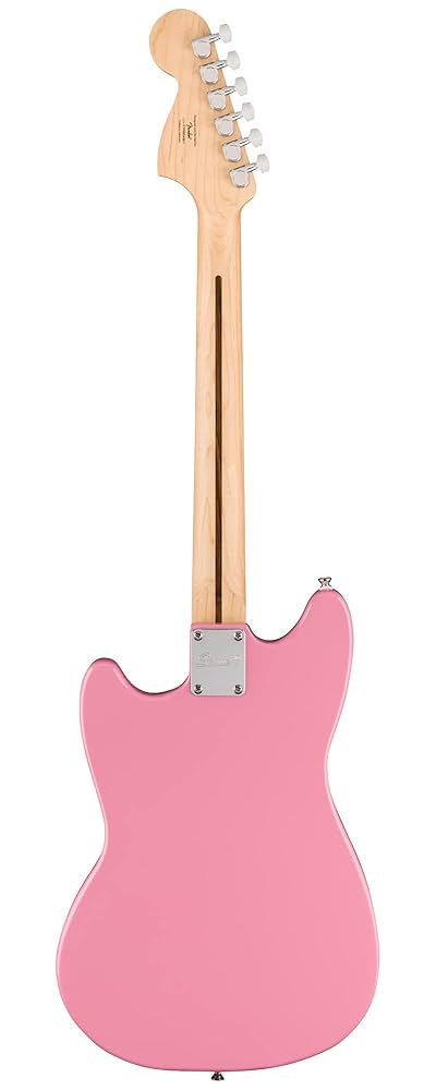 ギター Fender Mustang Squier by Fender / Sonic Mustang Maple Fingerboard White