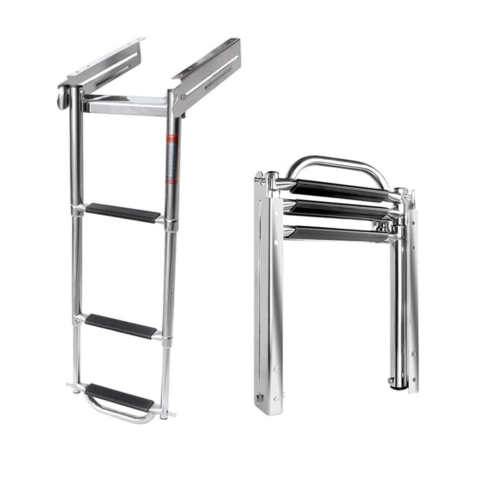 Scaletta for Barca Scala Marina in Acciaio Inossidabile Sicura E Antiscivolo | Scala Retrattile Antiscivolo A Tre Sezioni For Motoscafi E Yacht