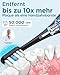 Elektrische Zahnbürste für Erwachsene und Kinder - Schallzahnbürste, Electric Toothbrush mit 8 Bürstenköpfen (3 Typen), 90 Tagen Akkulaufzeit, 5-Modi, 50000VPM, Reiseetui, Timer