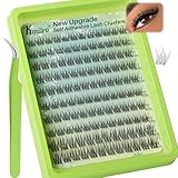 Self Adhesive Eyelashes 10-14mm Natural Self Adhesive Lash Clusters Wispy Press on Lashes No Glue Needed 120Pcs Pre Glued Lashes Clusters Reusable DIY Eyelash Extensions Kit with Tweezers, by Kmilro