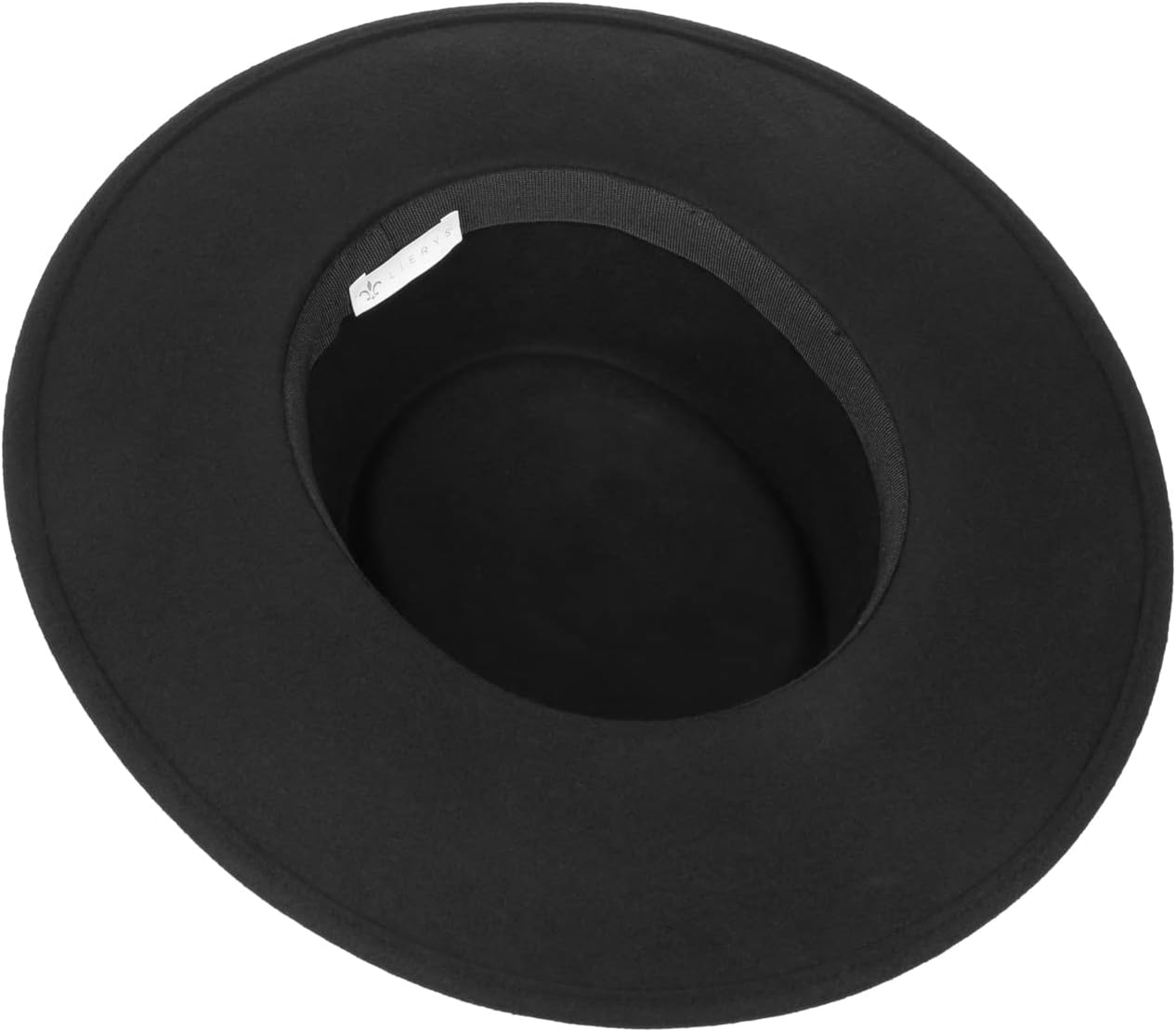 Lierys Chapeau Canotier Feutre Femme Homme Made In Italy - Laine Ruban Gros Grain