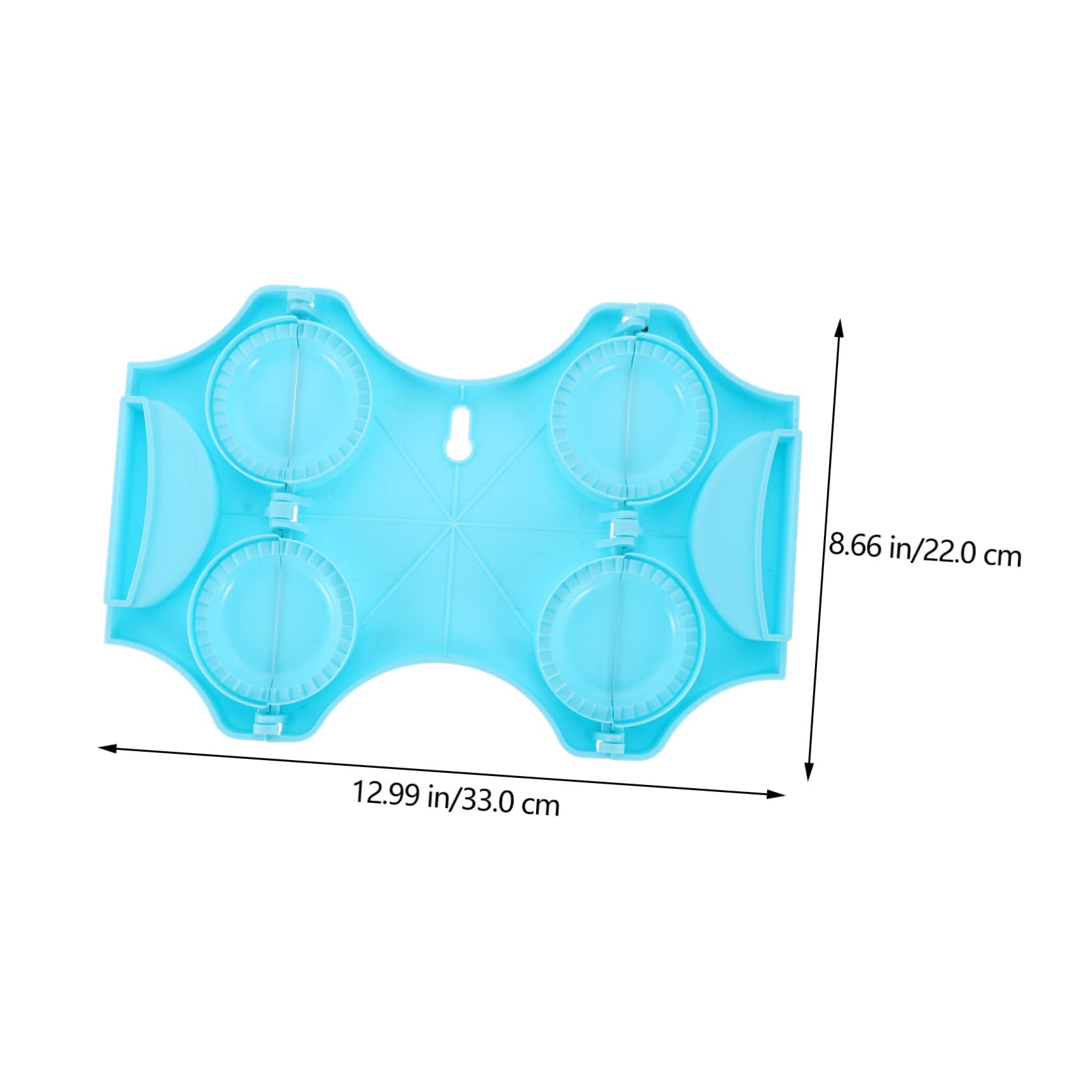 MAGICLULU DIY Dumplings Molds Plastic Dumpling Maker for Shaped Dumpling Skin Convenient Kitchen Tool for Family Cooking Easy to Use