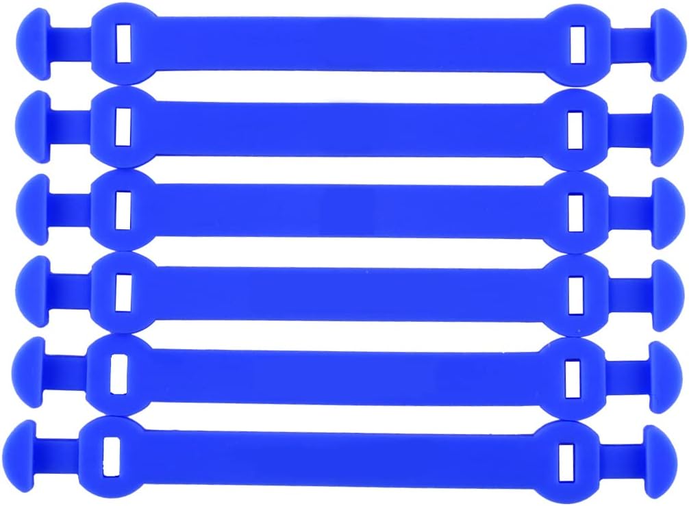 Andux Silicone Tennis Vibration Dampener Long Buckle Type Reduce Vibration 6pcs/Set BZQ-06