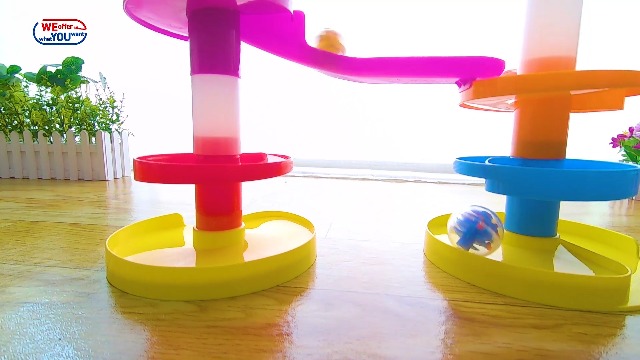 Ball Drop Ramp Toy For Toddlers Swirl Ball Ramp Toy For Babies ...