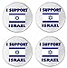 Set of 4 I Support Israel - 3