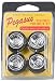 Pegasus Hobbies 1125 1/24-1/25 Chrome Reverse Rims/Tires (4)