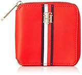 Tommy Hilfiger Billetera de Tres Pliegues para Mujer, Red Corporate, Talla única