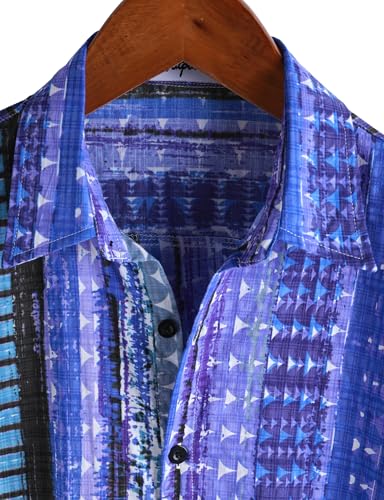 Image of VATPAVE Mens Casual Hawaiian Floral Shirts Short Sleeve Button Down Tropical Shirts Beach Summer Shirts