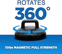 Vista 3 de Mag Daddy Soporte magnético para bridas de cables, tamaño pequeño (paquete de 10, negro)