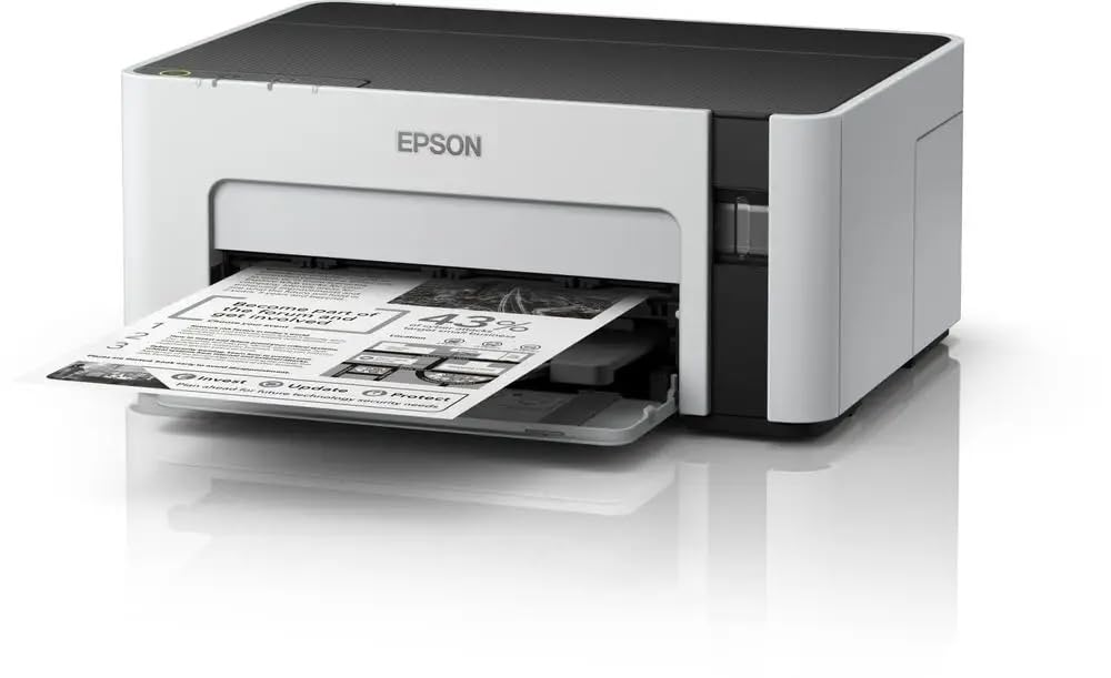Epson ECO TANK ET M 1100 - Impresora Tinta Blanco y Negro