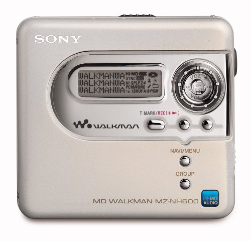 Sony MZ-NH600 MiniDisc Walkman - Rekorder (Hi-MD) silber