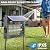 Solar Bug Zapper, 4500V Mosquito Zapper Outdoor Waterproof with Dual Solar Panel, USB Rechargeable Mosquito Killer, Cordless Fly Insect Zapper Waterproof for Patio Yard Garden Home Camping