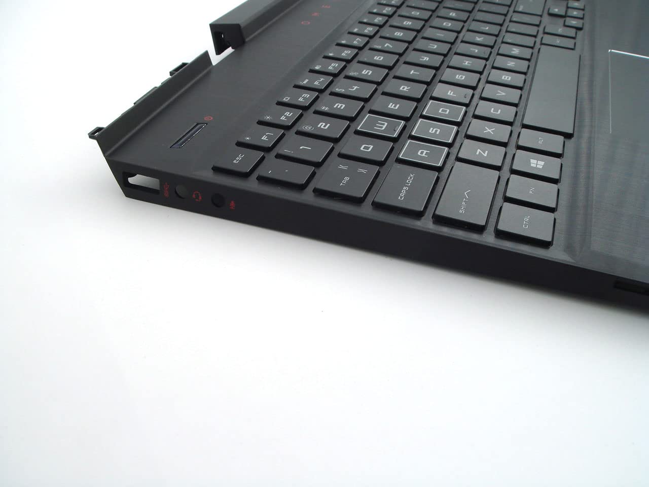 Tastiera Completa Retroilluminata Per HP OMEN 15-dc0000 15-dc2000 15-dc1000 - Layout QWERTZ Nero