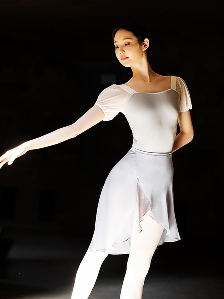 INOKAI Top da Danza Abbigliamento Body da Ballo for Donna, Tuta da Ballo for Adulti, Abbigliamento da Ballo for la Pratica Quotidiana, Body da Yoga