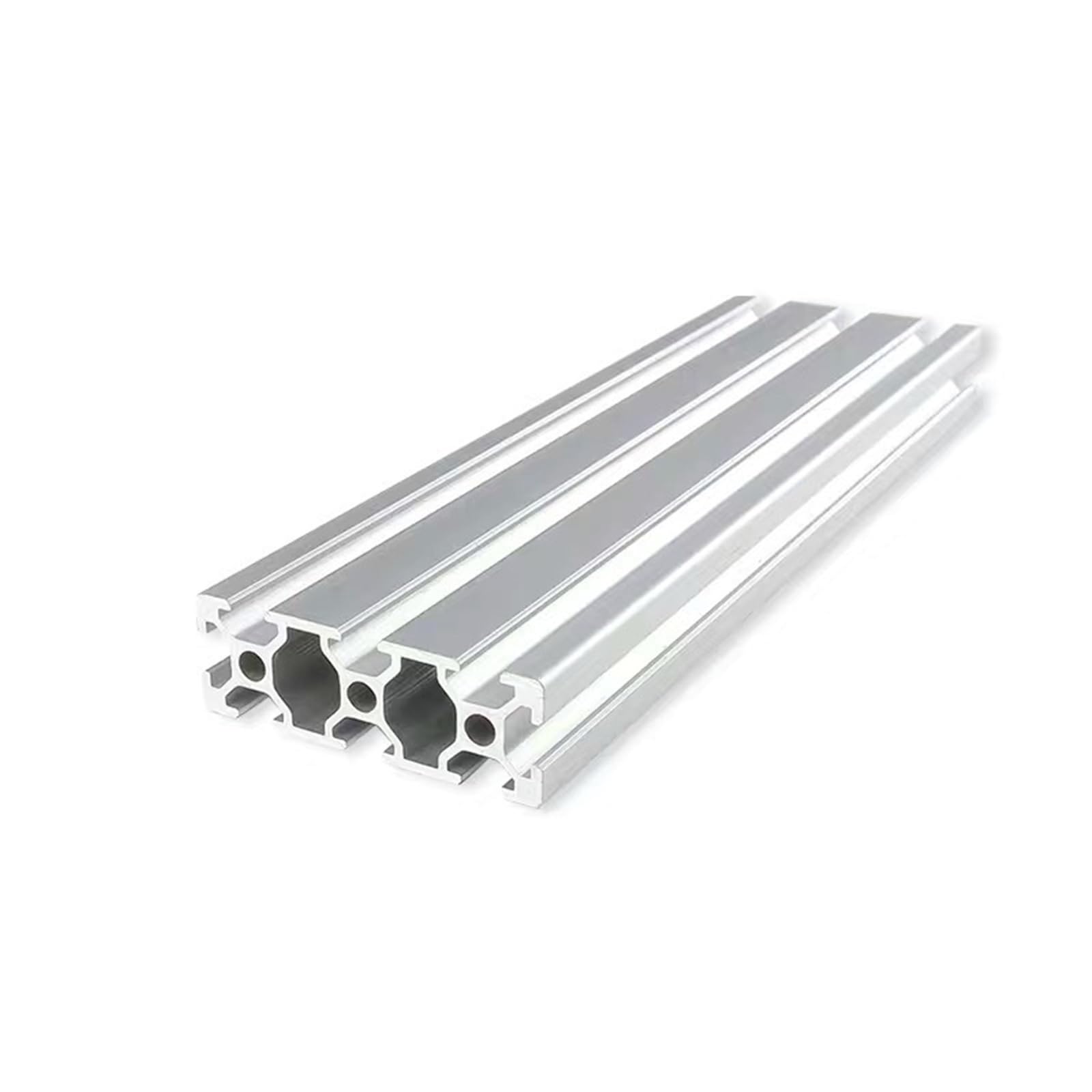 GTPBAO Profilo in alluminio anodizzato argento 20x60mm, standard europeo, telaio estruso for attrezzature da officina, espositori e telai Binario estruso(200mm 7.87")
