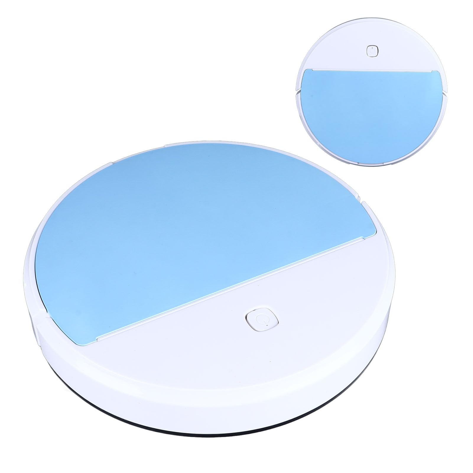 ZJchao Robot Aspirapolvere con Luce Robot Aspirapolvere Intelligente Automatico per Pavimenti e Piastrelle con Batteria 1500 MAh Autonomia di 60 Minuti Altezza di 6 Cm