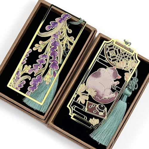 HeyMila Metal Cat Bookmark, Cute Gift For Women Teachers Students And - View #6