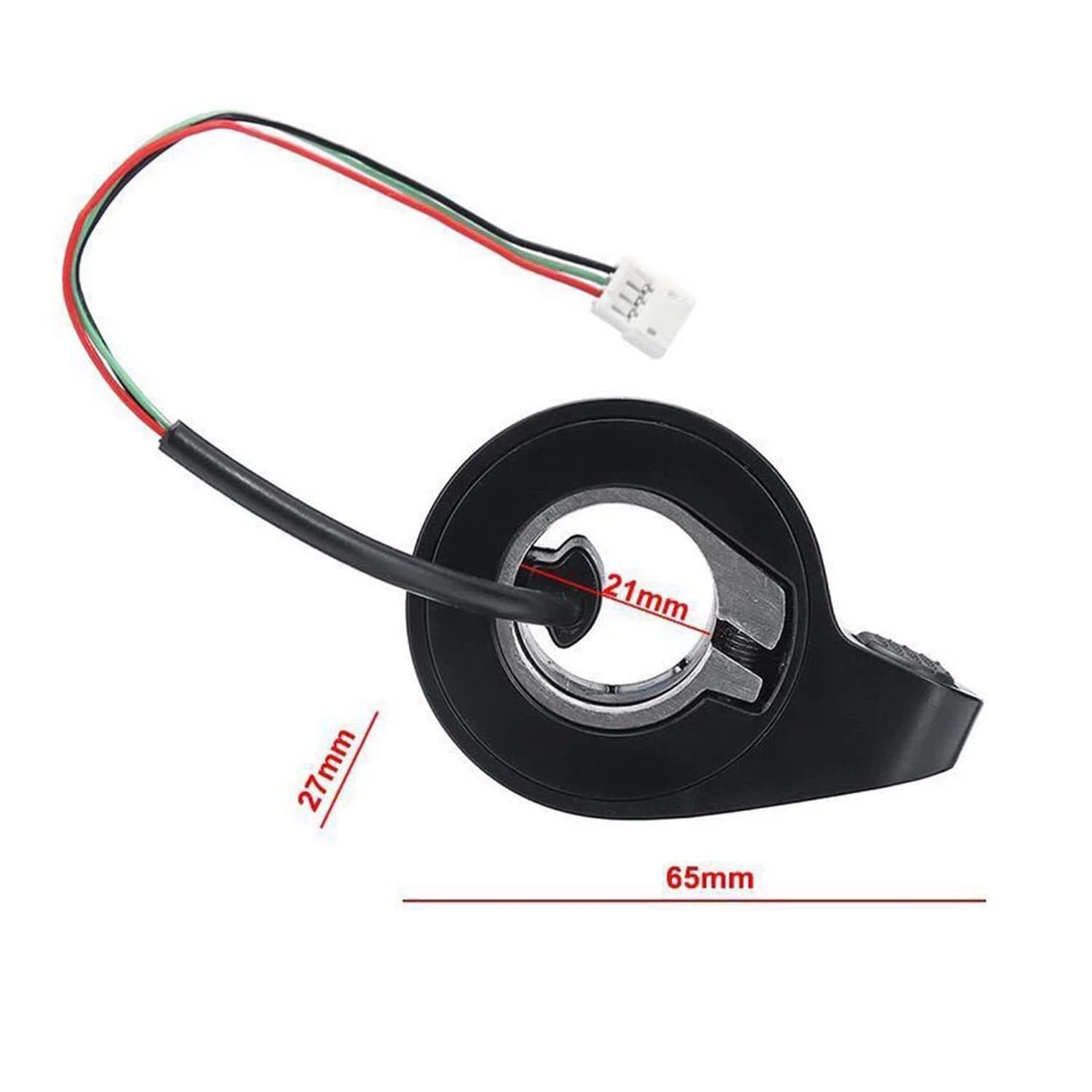 Acceleratore A Pollice Per Scooter Xiaomi MIJIA M365 &ndash; Ricambio In Alluminio E ABS, Nero