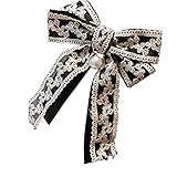 Hair Bow Bowknot Scrunchies Lace Hair Clips Hair Ropes for Birthday Christmas Valentins Gift Ponytai