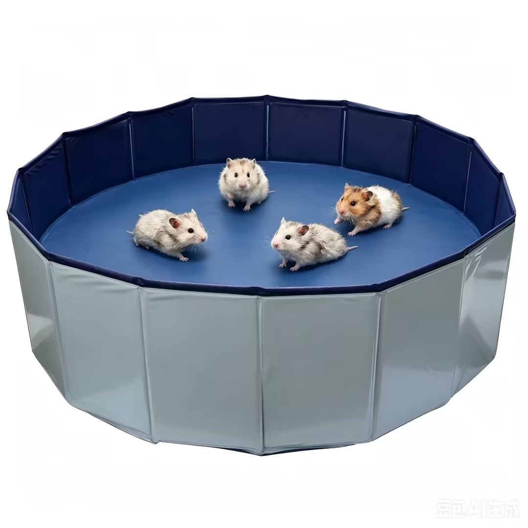 Recinto per piccoli animali da esterno 100x30 cm impermeabile pieghevole vasca da bagno portatile