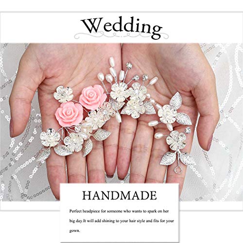 Zoestar - Cerchietto per capelli da sposa, con