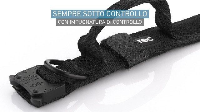 Collare Extra Large Per Cani Grandi - Nylon D200 Imbottito Neoprene, Regolabile 61-71cm