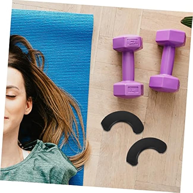 20pcs Dumbbell Rest Portable Workout Equipment Fitness Accessories Floor Protector Mat Dumbbell Grips Fitness Tool Rubber Shockproof Pad Useful Dumbbell Holder Workout Tool Cushion