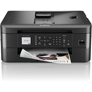 Brother MFC-J1010DW Wireless Color Inkjet All-in-One Printer with Mobile Device and Duplex Printing, Refresh Subscription and Amazon Dash Replenishment Ready