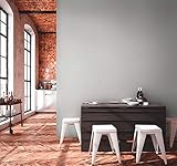 Diseño del papel pintado: el papel pintado monocolor con fino patrón de hormigón transforma cualquier vivienda normal en un loft. Ya sea en el salón o en el dormitorio, el papel pintado de hormigón está disponible en variantes de colores inusuales y, por lo tanto, un talento absolutamente todoterreno.