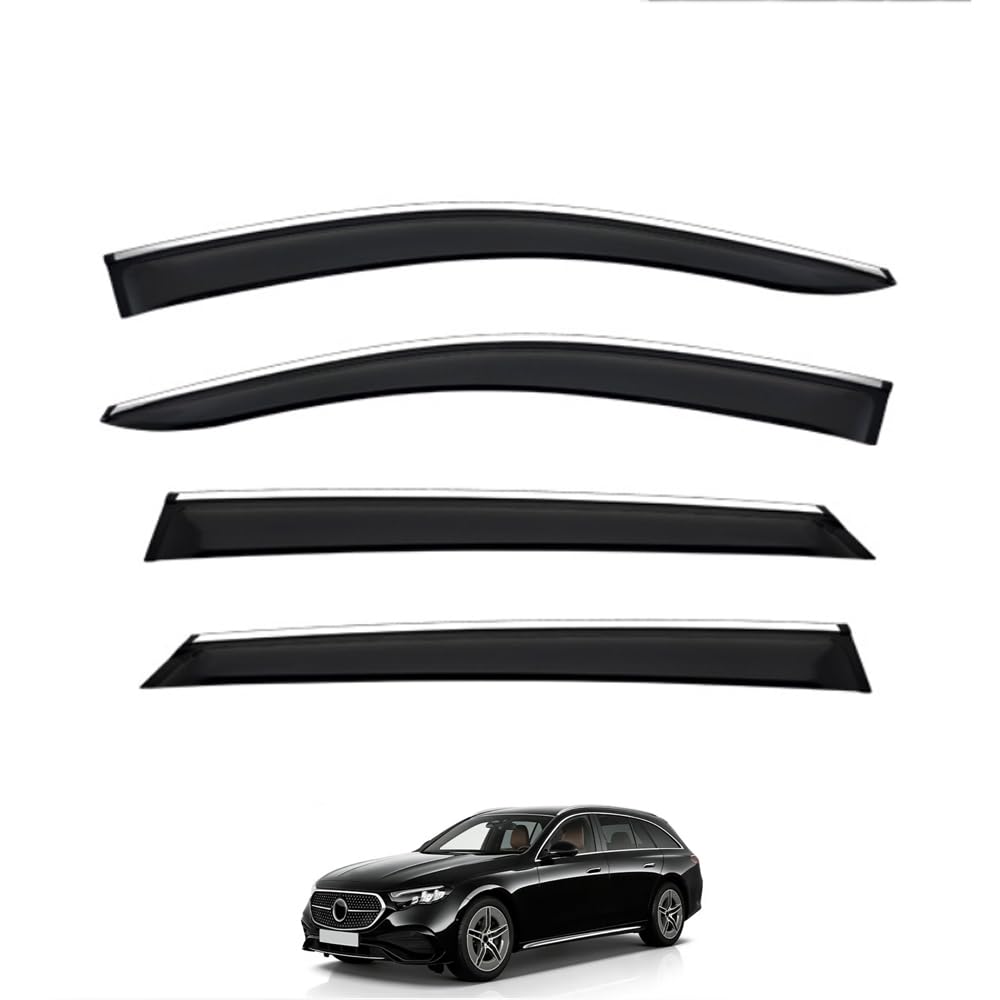 4 Pezzi Deflettori d’aria tettuccio,Per Benz E Class Wagon S214 24-26