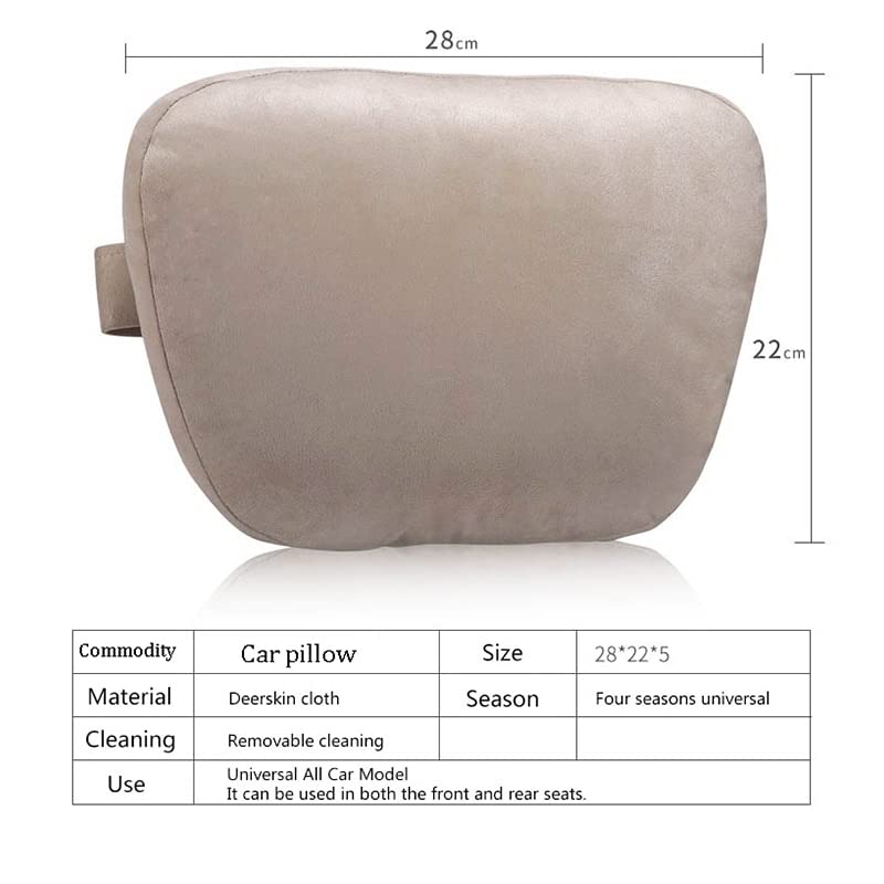 Almohada de Cuello para Apoyo en Auto 2 Pzs Café miniatura 5