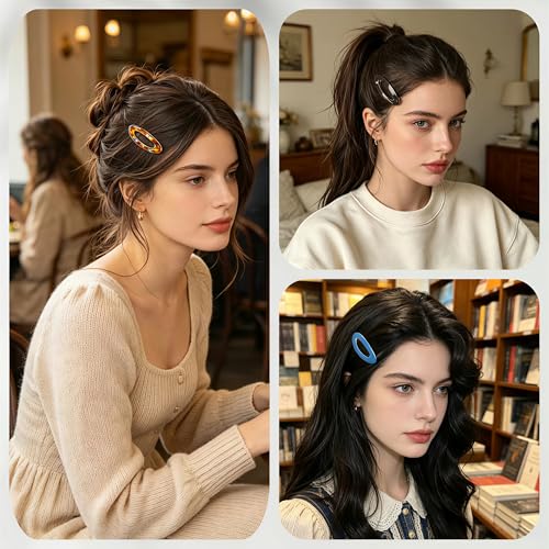 Set de 3 Pinzas Vintage para Cabello miniatura 5
