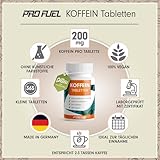 Koffeintabletten 730x - 200 mg Koffein pro Tablette - optimal hochdosiert...
