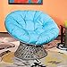 ZWPY Weiche 40/50/60 cm Papasan Stuhl Kissen, Verdicken Runder Ei Nest Stuhl Kissen, Outdoor Hängende Eierstuhl, Hängende Korb Stuhl Kissen, Stuhl Nicht Inbegriffen